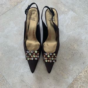 Stuart Weitzman Brown Pointed Pumps